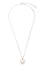 Happiness Boutique Women Circle Necklace Rose Gold Minimalist Rose Gold Necklace with Circle Charm Geometric Design
