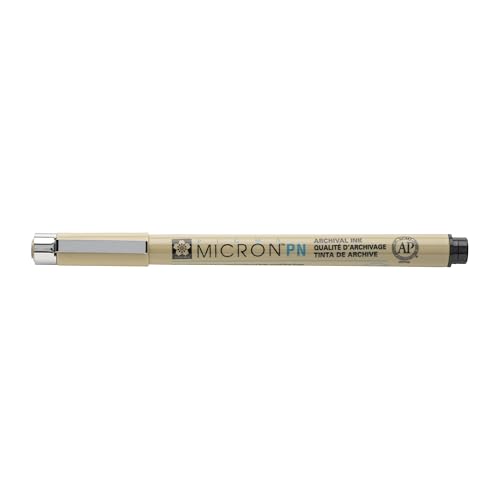 SAKURA Pigma Micron PN Pen, 0.4–0.5 mm Line Width, Black (XSDK-PN-49)