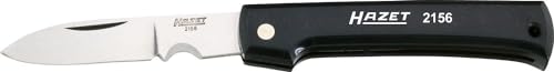Couteau pour câbles HAZET 2156 I Lame inoxydable I Poignée plastique I Pour une coupe précise des câbles'.