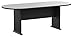 Bush Business Furniture Series A & C 79W x 34D Racetrack Oval Conference Table in Slate