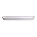 Restaurantware Siluro 16.3 Inch Olive Tray 1 Narrow Olive Plate - Microwave-Safe Oven-Safe White Porcelain Narrow Serving Tray Chip-Resistant For Olives Or Cheeses