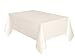 Ivory Plastic Tablecloth, 108