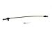 Turbo Flexible Th 350 400 Transmission Dipstick Stainless Braided Firewall Th350(Black Handle)