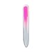 SIUSIO Set of 20 Professional Crystal Glass Nail Files Buffer Manicure Gradient Rainbow Color for Nail polishing - Best for Fingernail & Toenail Care(pink) (Pink)