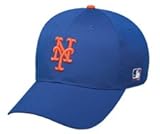MLB ADULT New York METS Home Blue Hat Cap Adjustable Velcro TWILL