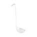 Restaurantware Met Lux 16 Ounce Serving Ladle, 1 With Hook Handle Soup Ladle - Dishwasher-Safe, Corrosion-Resistant, Stainless Steel, For Stirring, Pouring, & Serving