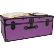 Seward Trunk [SWD5116-20] - 30 Inches Barracks Footlocker Trunk, Purple - Thumbnail 2