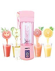 ZOCY Personal Blender USB Juicer Cup Portable Juicer Blender Rechargeable Fruit Mixing Machine For Baby Travel 380ml (ZJ07-A)