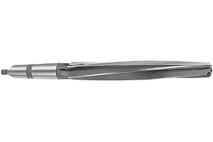 Drill America DWRRB13/32 HSS Taper Shank Spiral Flute Bridge Reamer, 13/32"