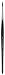 da Vinci Watercolor Series 35 Maestro Paint Brush, Round Long Taper Kolinsky Red Sable, Size 3 (35-03)