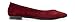 Vionic Women's Caballo Ballet Flat - Ladies Dress Shoes with Concealed Orthotic Support - Suede- Merlot 9M
