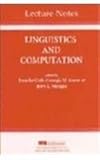 Linguistics and Computation, , 1881526828