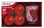 MOTHER'S Day gift "LOVE" 6PC CANDLE GIFT SET WITH DECAL
