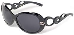 D.G DG ® Eyewear - Pink with Amber Smoke Mirror Flash Lens Ladies Designer Women's Sunglasses