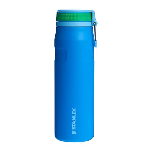 STANLEY 1913 IceFlow Bottle Twist Flip 0.71L - Kühlt 17 Stunden - 4 Tage Eisgekühlt - Spülmaschinenfest - Recycelter Edelstahl - BPA Frei - Doppelwand