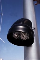 MAST FITTING DECK LIGHT - BLACK