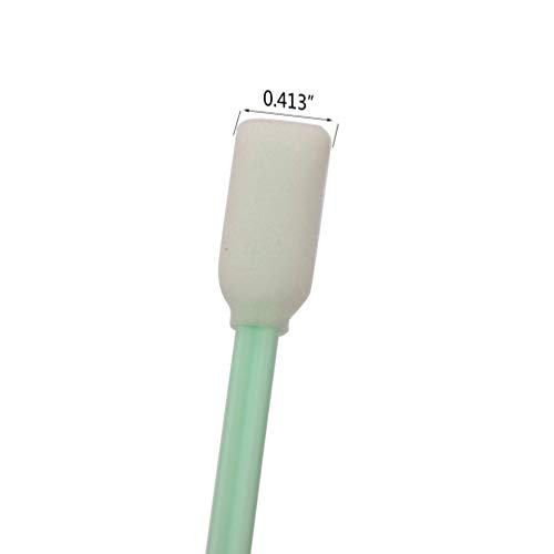 100pc 5” Square Foam Tip Cleaning Swab Sponge Sticks for Printer Inkjet Printhead Optical Equipment Optical Lens
