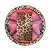 Animal Print Steering Wheel Cover and Shoulder Pad - Leopard  ~ YS 