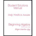 Beginning Algebra, Martin-Gay, Elayn, 0136031080