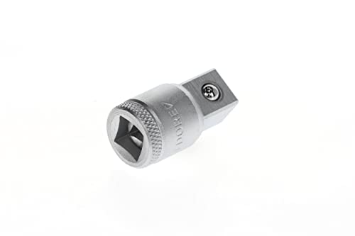 GEDORE Socket spanner adapter, 3/8 10 mm to 1/2 12.5 mm, Square drive, Adapter, Tool, 3019, Chrome-plated steel