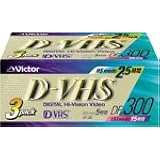 Victor 3DF-300B D-VHSテープ3巻パック