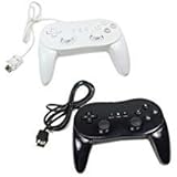 Classic Controller For Nintendo Wii White and Black 2 Pack