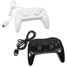Classic Controller for Nintendo Wii, White and Black 2 Pack