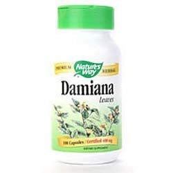 Natures Way Damiana, 100 Caps (Pack of 3)