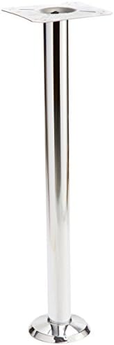 Oak Street Manufacturing BDB-CHR-BAR Chrome Bolt Down Base with 3" Bar Height Tube