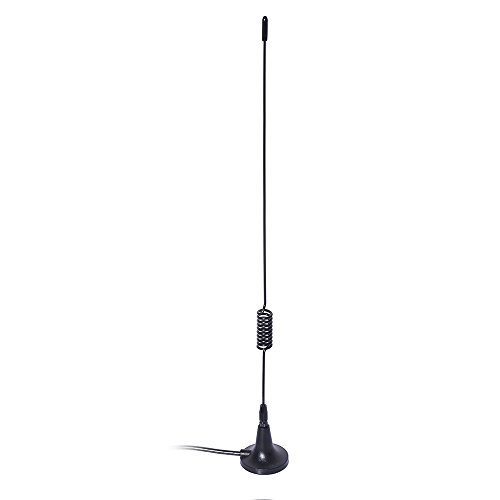 wlaniot 4G LTE Antenna 5dBi 700-2600MHZ Omni Directional Strong Magnetic Base SMA Connector Mobile Hotspot/WiFi Router/USB Modem/Mobile Phone Signal Booster/4g Security Camera