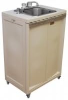 Monsam PSE-2001 Single Compartment Self Contained Portable Sink44; Light Grey