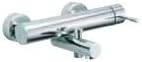 Spillo Wall Mount Tub Only Faucet Trim Finish: Chrome