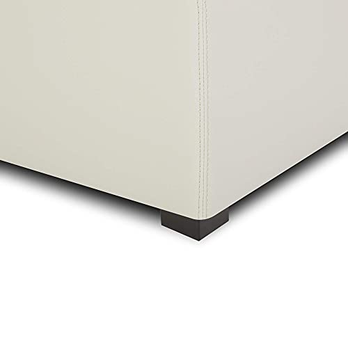 CHITA Storage Ottoman Cube (with Tray),Footrest Stool Seat Serve as