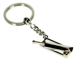 Onyx Art Cricket Keyring With Stumps Bat & Ball Design - Gift Boxed