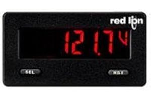 Red Lion Controls/N-Tron CUB5PB00 Process Meter, CUB5P RED/GRN Backlight, Serial Communication and Relay Control Through Option Card.
