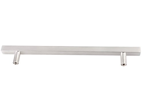 Silver Dresser Handles:Cabinet Hardware Cupboard Pull Kitchen Cabinet T Bar Handle Dresser Knobs Set - 10" Total Length,7-3/8 IN Hole Centers - 10 Pack,YTHD1212BN192-10PAMZ