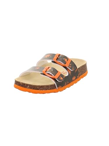 Superfit Fussbettpantoffel, Sandalias Niños, Naranja, 25 EU