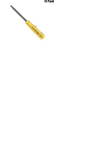 Lutz2-In-1 10 Pk Pocket Size Yellow Screwdriver