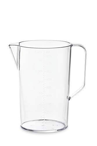 Bamix 1000ml Graduated BPA-Free Blending Pitcher with Handle Jug – Practical and Durable Container – Perfect Accessory to Immersion Blenders – Freezer, Microwave, and Dishwasher Safe