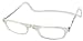 CliC Adjustable Front Connect Reader, 1.75 Strength, Clear Frame