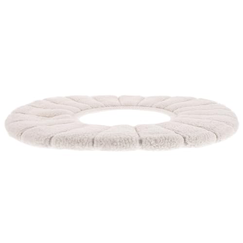 QUMIIRITY Warm and Comfortable O-shaped Toilet Seat Pads Polyester Easy to Install Random Style