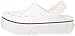 Crocs Kids' Crocband Platform Clog | Comfortable Slip-On Platform Shoes, White/White, 3 US Big Kid