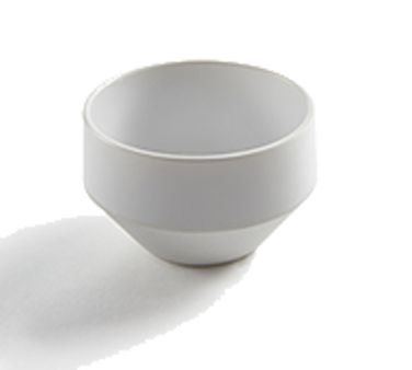 American Metalcraft MSCRW2 Sauce Cup, Melamine, Matte-Finish, Stackable, Round, White, 2.5 oz.