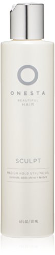 Onesta Hair Care Sculpt Medium Hold Styling Gel, 6 oz.