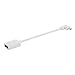 CableCreation [2-Pack 90 Degree Micro USB 2.0 OTG Cable, Right Angle On The Go Adapter, Compatible Flash Drives, Samsung Galaxy S7, S6, S6 Edge, Note 4/3, 6 Inch, White