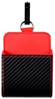 Sawink Multifunctional Car Cell Phone Holder Arrangement Storage Carriage Bag Pouch Bag Tidy Coin Bag Case with Hook (Red+Black)