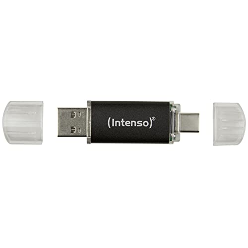 Intenso Twist Line 256 GB, Dual USB-Stick 3.2 Gen 1x1, USB-C und USB-A, 70MB/s, Anthrazit 2