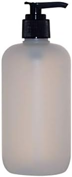 WM - (Pack of 24) 12 oz Natural Lotion, Soap, Shampoo Bottle w/Saddle Black Top