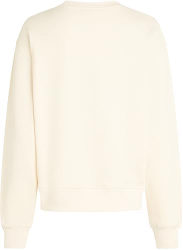 Donna Felpa Regular in Cotone, Beige (Calico), XL