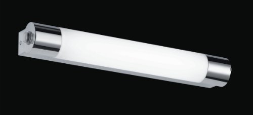 Trio Leuchten Led-badkamerwandlamp in chroom, inclusief 1 x 6 W led met schakelaar en stopcontact, breedte 44 cm… - Afbeelding 3